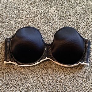 Le Mystere Underwire Strapless Bra Size 38D in EUC